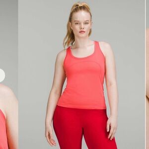 Lululemon Swiftly Tech Racerback Tank Top 2.0 *Waist Length 8 Pale Raspberry